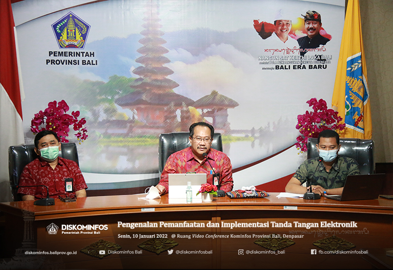 Sosialisasi Pengenalan, Pemanfaatan dan Implementasi TTE untuk SMAN, SMKN, SLBN dan UPTD di lingkungan Pemprov Bali