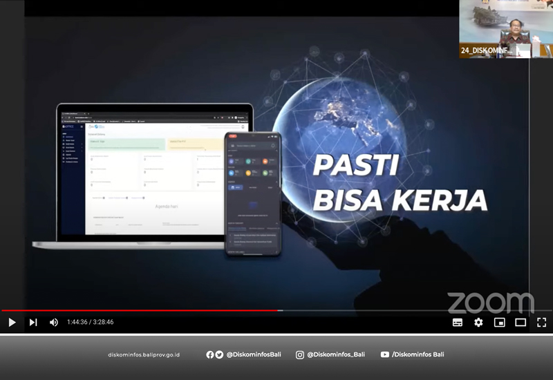 Sosialisasi Fitur Pengembangan Layanan E-office Menuju Kantor Virtual Pemprov Bali