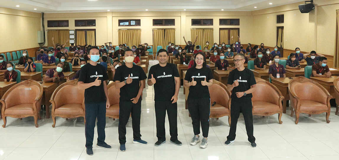 Pijar Sinar LENTERA SIBER Menerangi LATSAR Provinsi Bali