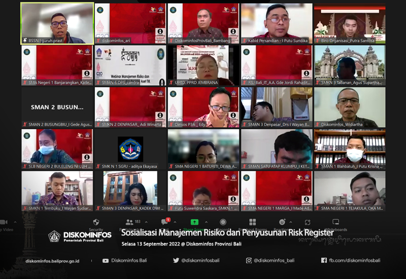 Webinar Manajemen Risiko dan Penyusunan Risk Register Aset TIK